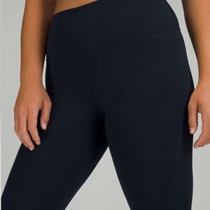 LULULEMON WUNDER UNDER 25” NAVY BLUE